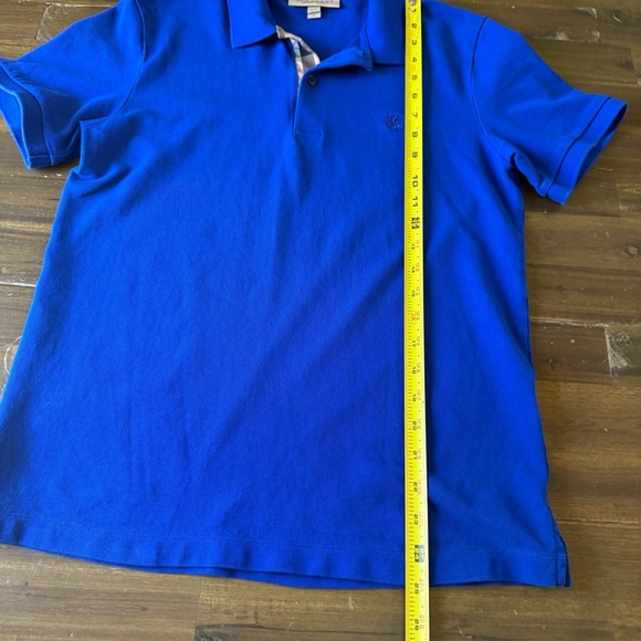 Burberry Blue Polo Shirt - Picture 10 of 11